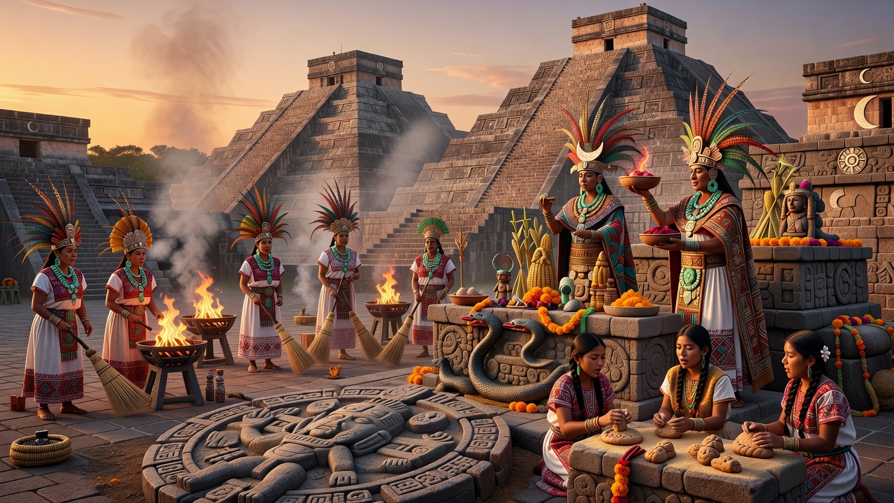 Aztec Priestess Roles and Ancient Religious Rituals: From Templo Mayor to Aztec Mythology and Goddess Worship